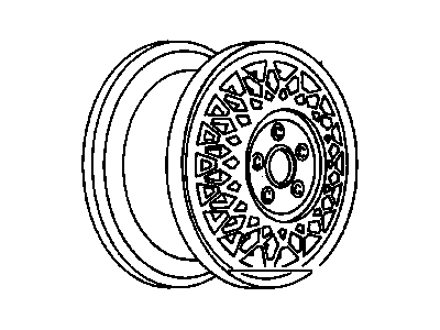 Buick 12350161 Wheel, Alloy