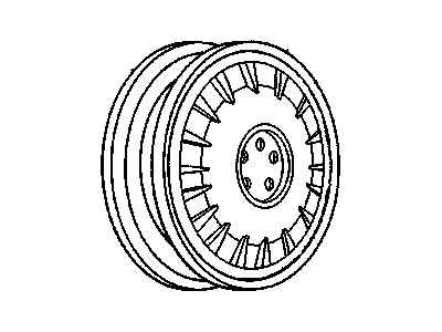 Buick 12365449 Wheel, Alloy