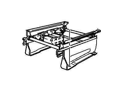 GM 15975329 Seat Track, Driver Side 15975329 GM Seat Track, Driver Side Illustration 1 of 1