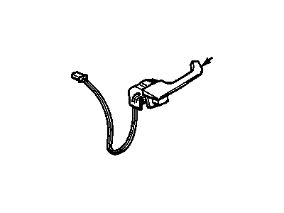 Buick 20744085 Handle, Outside