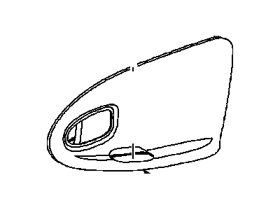 Saturn 21301124 INSERT KIT,FRONT SIDE DOOR TRIM PANEL(MEDIUM DUTY WM. GRAY)