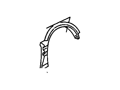 Chevy 15967840 Wheel Opening Molding