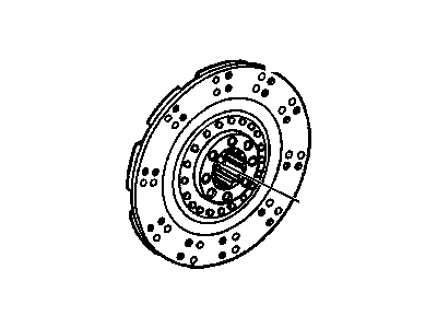 GMC Clutch Disc - 15724007