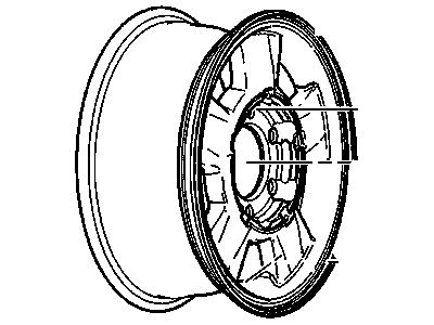 Chevy 9594990 Wheel, Alloy