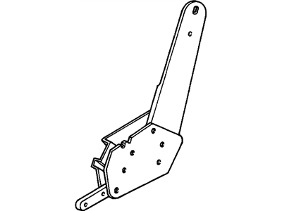 GM 16608834 Seat Back Adjust, Passenger Side 16608834 GM Seat Back Adjust, Passenger Side Illustration 1 of 1