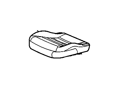 Chevy 19123845 COVER,DRIVER SEAT CUSHION(EBONY/RED)(PART TAG ON COVER W/O A BLUE STRIPE)(FOR 2ND DESIGN SEE 19293142)