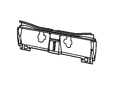 25541831 GM Rear Body Panel Illustration 1 of 1