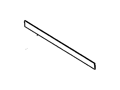 GM 20501733 Molding 20501733 GM Molding Illustration 1 of 1