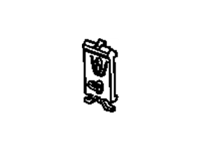 GM 12338161 Rocker Molding Retainer Clip 12338161 GM Rocker Molding Retainer Clip Illustration 1 of 1