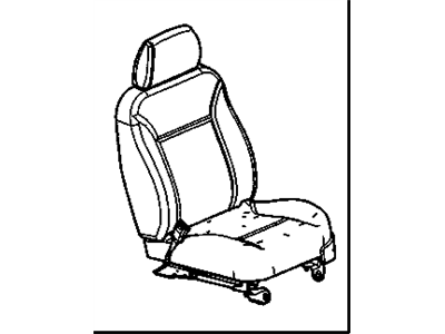 GMC 25994616 SEAT,DRIVER(INCLUDES 2-40)(EBONY)
