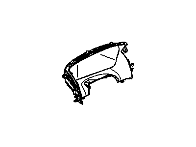 Cadillac 15926429 PLATE,INSTRUMENT PANEL CLUSTER TRIM(INCLUDES 10)(COCOA)