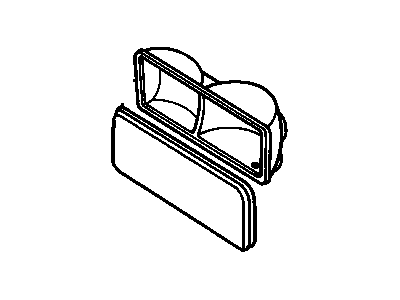 Buick 16522088 Lens & Housing