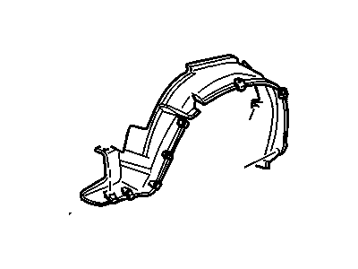 Pontiac 10309517 Fender Liner
