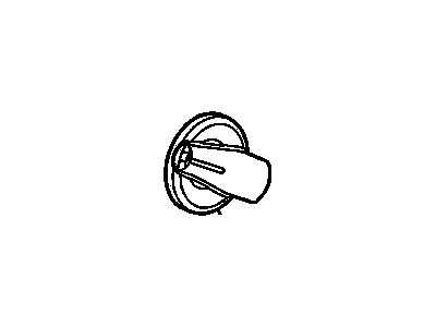 Pontiac 9352589 KNOB,HEATER & A/C CONTROL TEMPERATURE(PART OF 1)