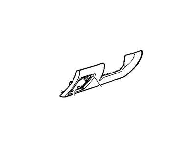 Chevy 20911281 FILLER,INSTRUMENT PANEL STEERING COLUMN OPENING(INCLUDES 31,33,34)(NEUTRAL)(W/O COMPARTMENT)(*KIT2)
