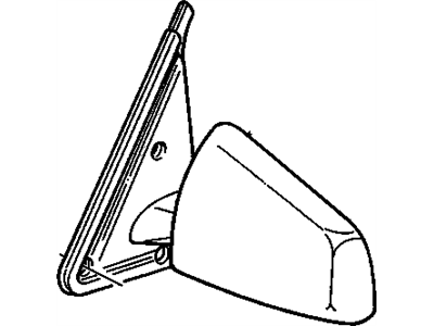 GMC Syclone Side View Mirrors - 15675113