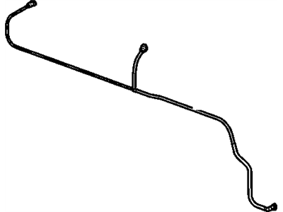 GM 15033469 Hose, Evaporation Emission System(Fuel Tank End), Rear 15033469 GM Hose, Evaporation Emission System(Fuel Tank End), Rear Illustration 1 of 1