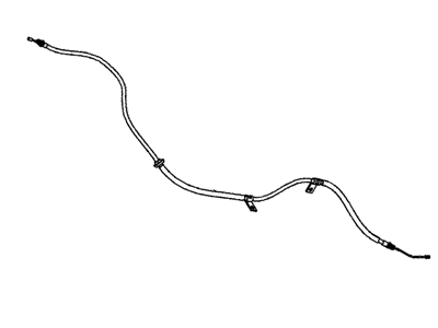 Saturn Parking Brake Cable - 15795652
