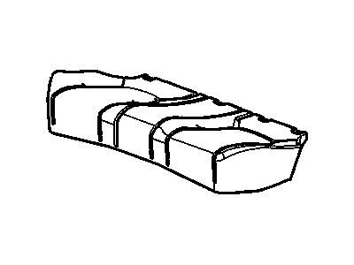 GM 15779123 Cover, Rear Seat Cushion 15779123 GM Cover, Rear Seat Cushion Illustration 1 of 1