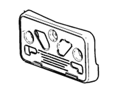 Chevy 20809871 License Frame