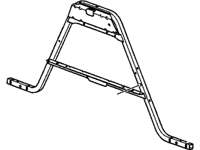 Cadillac 20968548 BRACE,FRONT END SHEET METAL RADIATOR OPENING(INCLUDES 3,5,9)(PART OF 1)