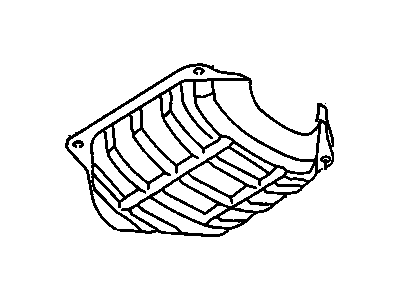 GM 91176150 Cover, Catalytic Converter 91176150 GM Cover, Catalytic Converter Illustration 1 of 1