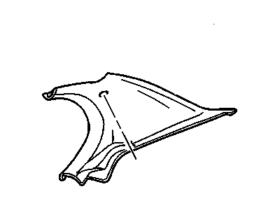 Chevy 10279190 Quarter Trim Panel