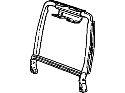 16779757 GM Frame, Front Seat Back, Driver Side Passenger Side Illustration 1 of 1