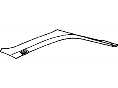 GM 10169434 Windshield Pillar Trim, Passenger Side