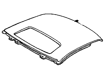 GM 22597754 Roof Panel 22597754 GM Roof Panel Illustration 1 of 1
