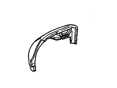GM 20675252 Outer Wheelhouse, Passenger Side 20675252 GM Outer Wheelhouse, Passenger Side Illustration 1 of 1
