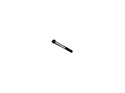 Chevy 11519306 BOLT,CYL HEAD(BOLT-HEX FLANGED HEAD,M6X1X88.3,17 THREAD,14.2 OUTSIDE DIAMETER,10.9,4435M,MACHINE,6194M,HEADER POINT)