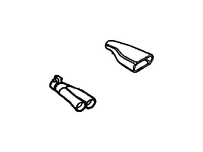 Pontiac Tail Pipe - 12367326