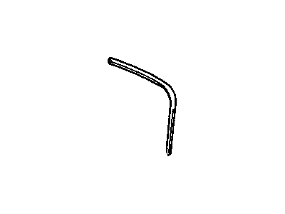 20645089 GM Reveal Molding, Rear Driver Side Illustration 1 of 1