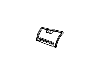 GM 20525714 Quarter Trim Panel, Rear 20525714 GM Quarter Trim Panel, Rear Illustration 1 of 1