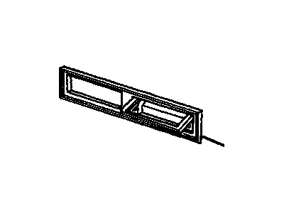 Cadillac 17994918 HANDLE,FRONT SIDE DOOR PULL(RH & LH)(W/TRIM CODES ENDING IN 2,G,5)