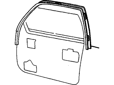 Cadillac 20574604 Opening Molding