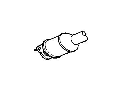Chevy 25919674 MUFFLER,EXHAUST (W/EXHAUST & TAIL PIPE & 3 WAY CATALYTIC CONVERTER)(SEE GROUP 03.000 "EXHAUST SYSTEM PART 2" FOR DETAILED ILLUSTRATED VIEW)