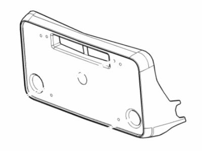 GMC 84877916 BRACKET,FRONT LICENSE PLATE