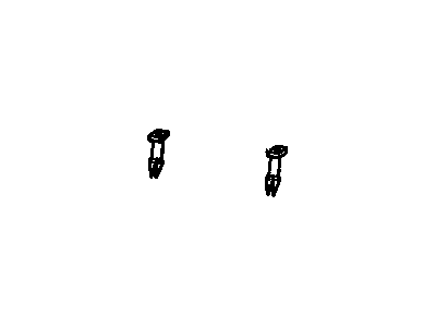GM 12398381 Headrest Guide, Front 12398381 GM Headrest Guide, Front Illustration 1 of 1