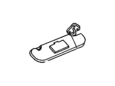 Pontiac 12523909 Sunvisor