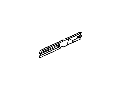 GM 22607127 Rocker Panel, Inner Driver Side 22607127 GM Rocker Panel, Inner Driver Side Illustration 1 of 1