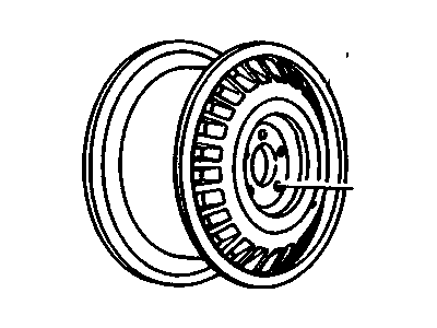 Oldsmobile 12350117 Wheel, Alloy
