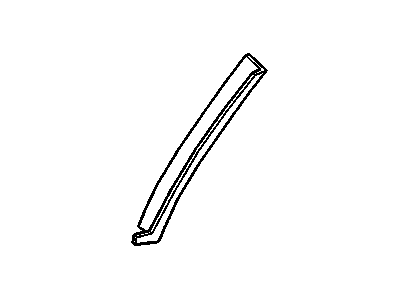 Cadillac 3546434 MOLDING,WINDSHIELD UPPER GARNISH(SHALE)