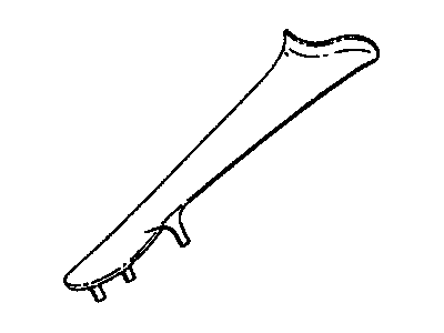 Pontiac 10294527 MOLDING,WINDSHIELD SIDE UPPER GARNISH(NEUTRAL)