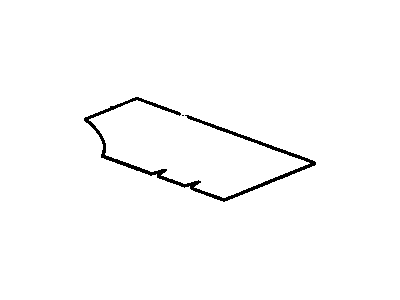 GM 15194051 Deadener, Floor And Toe Panel, Front GM 15194051 Deadener, Floor And Toe Panel, Front