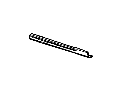 Cadillac 19120386 MOLDING,ROCKER PANEL FRONT(INCLUDES 5,6)(PRIMED)(PAINT TO MATCH)(W/O PLATE)