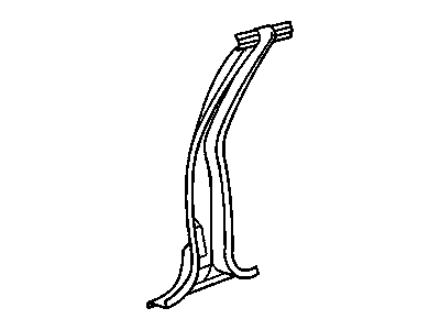 20717365 GM Outer Center Pillar, Driver Side Illustration 1 of 1
