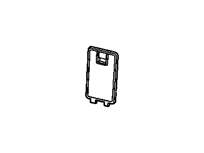 GM 10217254 Lid Trim 10217254 GM Lid Trim Illustration 1 of 1