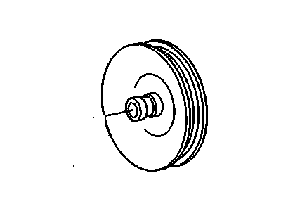 Chevy 12605677 PULLEY,P/S PUMP(PHYSICAL IDENTIFICATION CODE 4004 & 5677)